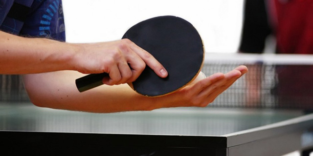 熊猫体育打乒乓球图片